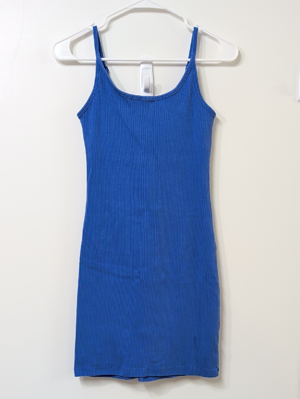 Old Navy Royal Blue Ribbed Cami Mini Dress Size Small